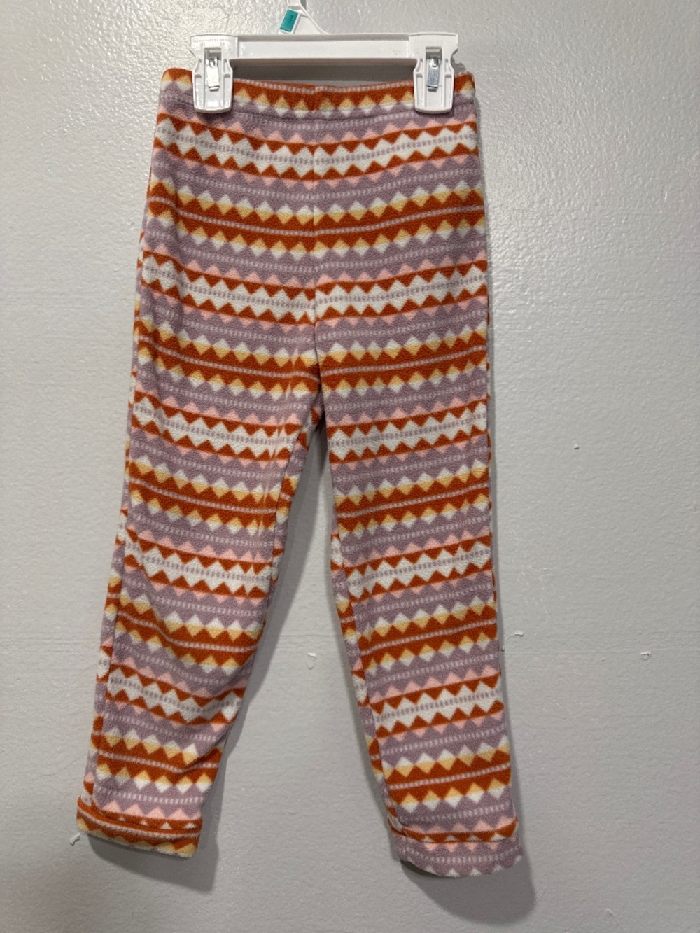Patagonia Unisex Polyester Micro Fleece Aztec Pattern Pajama Bottoms Size 4T